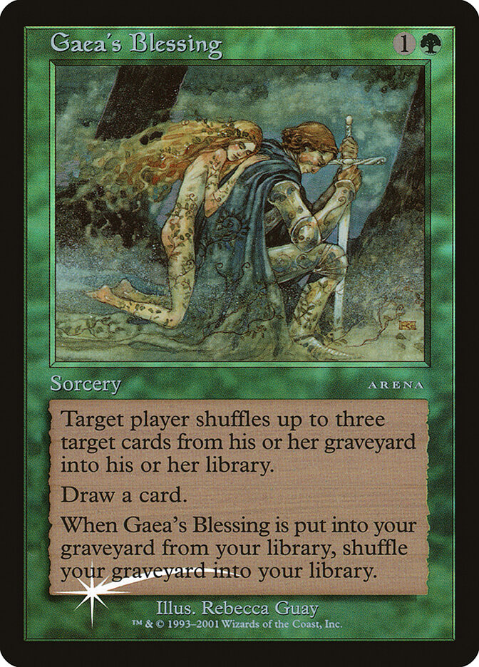 Gaea's Blessing card front