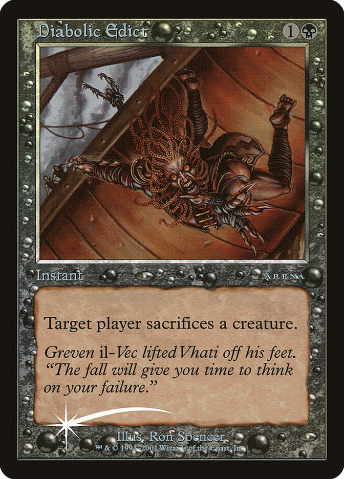 Diabolic Edict card front
