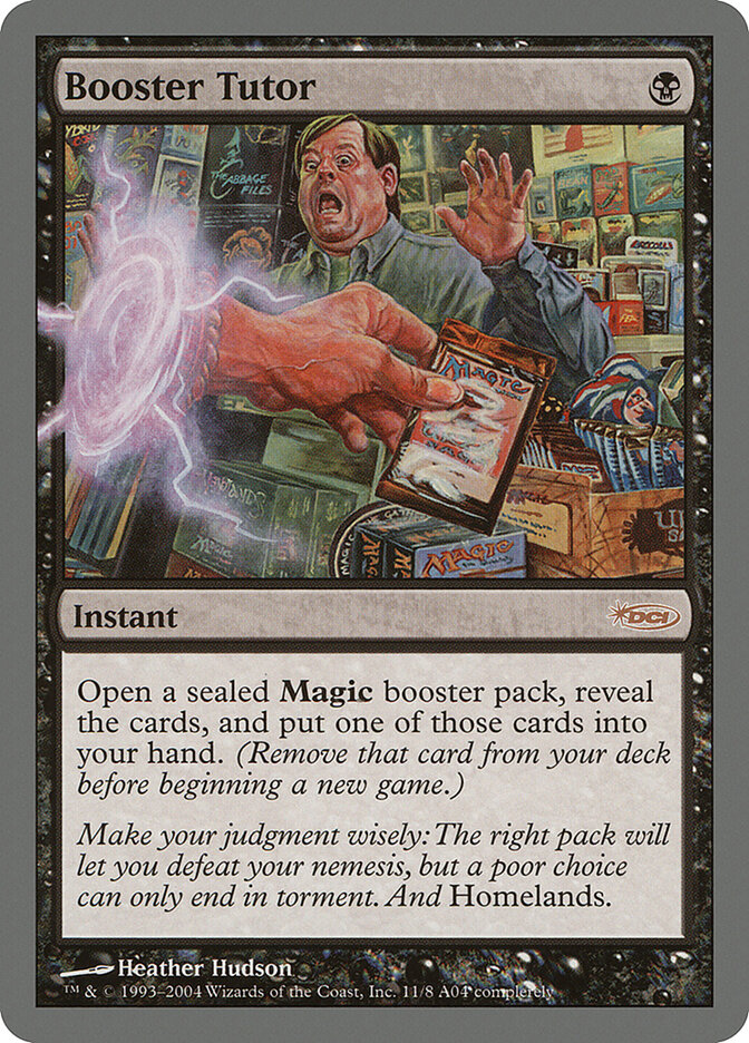 Booster Tutor card front