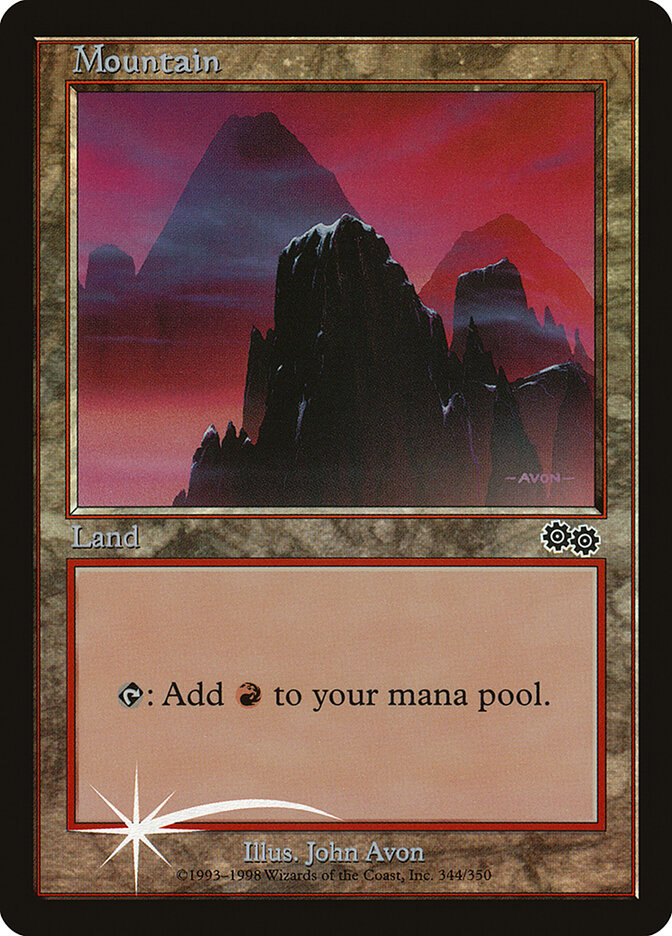 Mountain card front