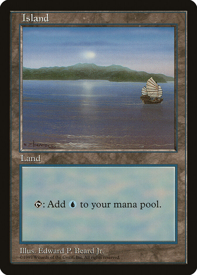 Island card front