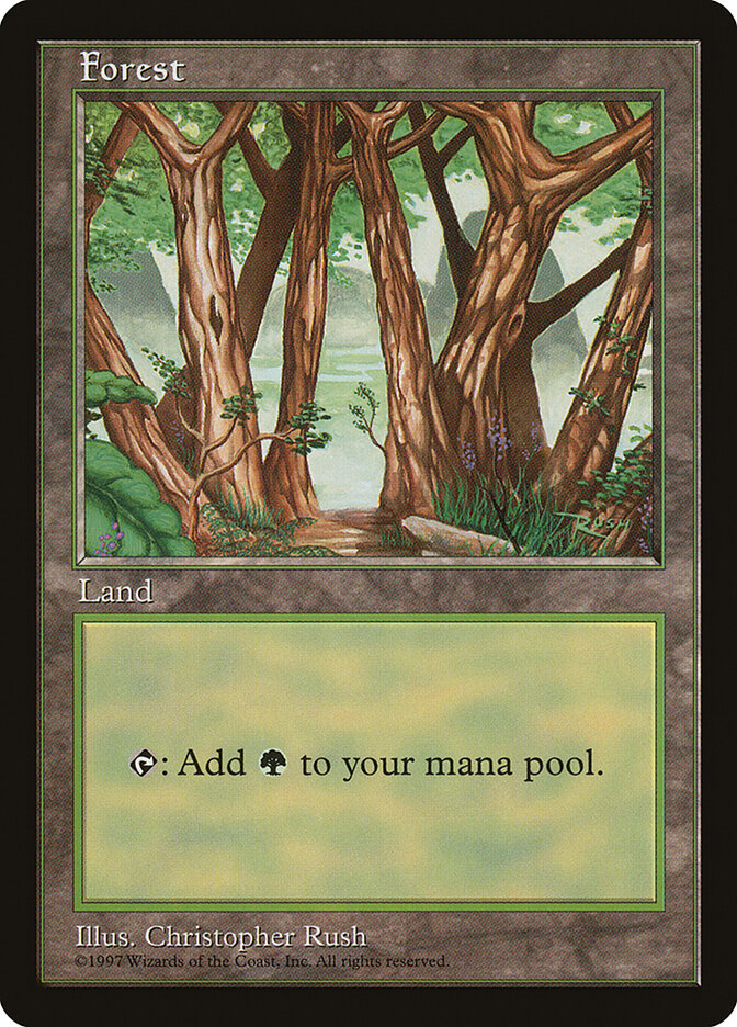 Forest card front
