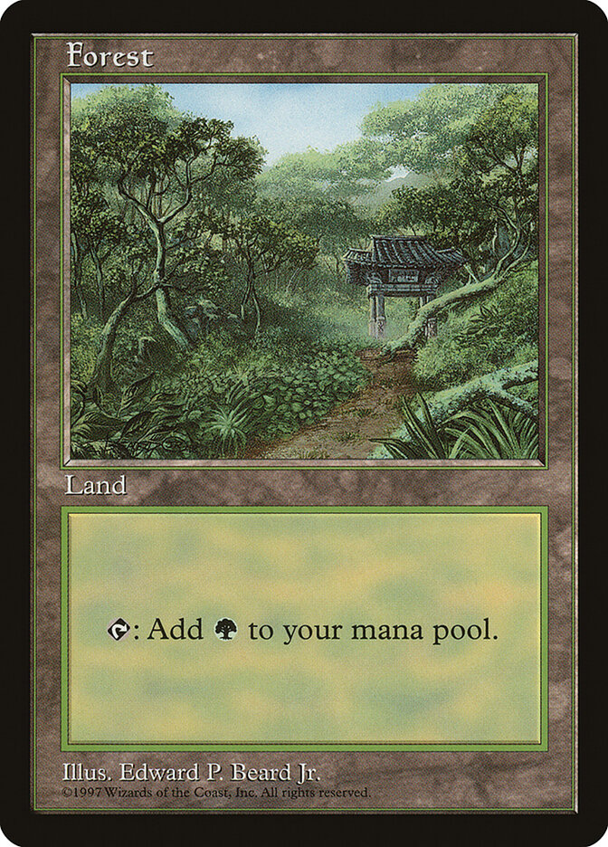 Forest card front