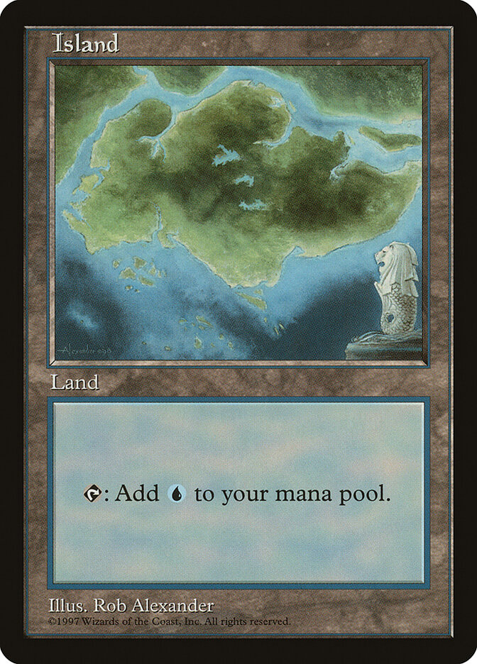 Island card front