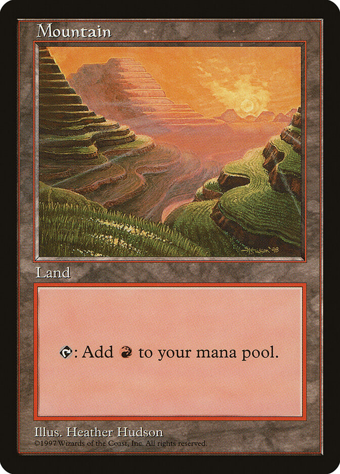 Mountain card front