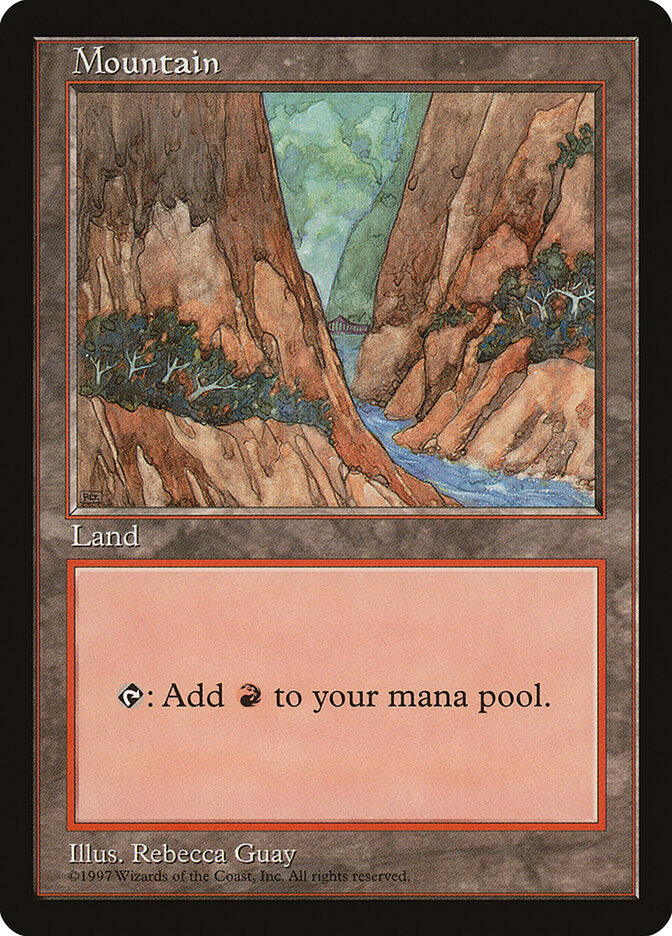 Mountain card front