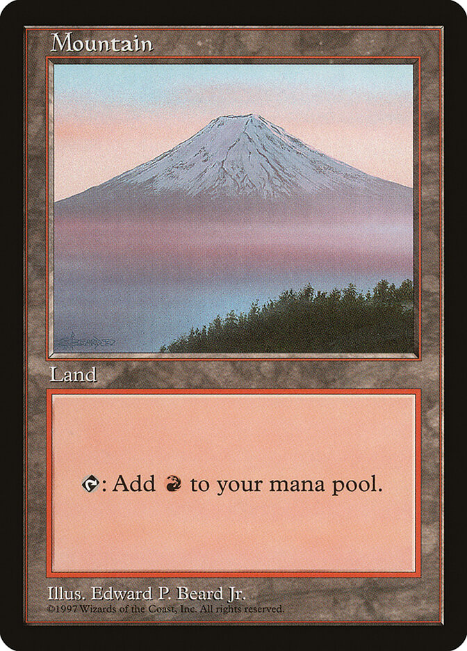 Mountain card front