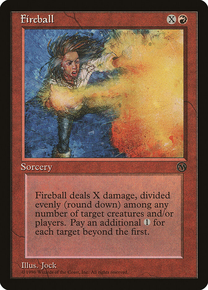 Fireball card front