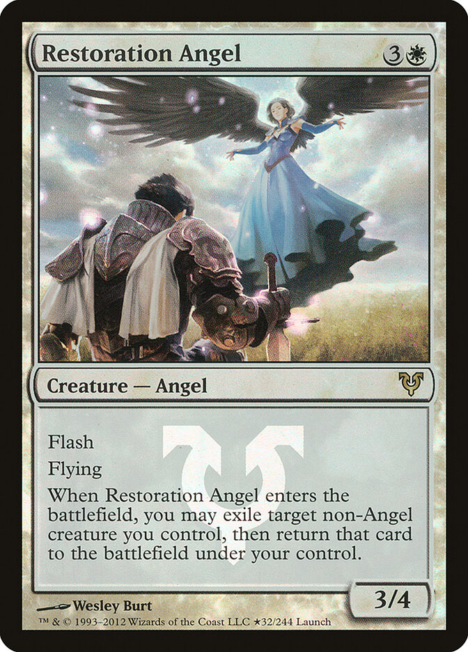 Restoration Angel card front