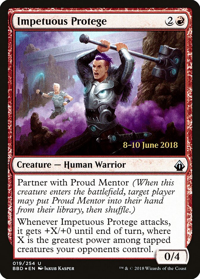 Impetuous Protege card front