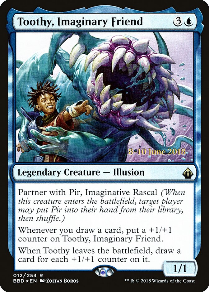 Toothy, Imaginary Friend card front