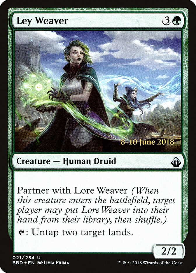 Ley Weaver card front