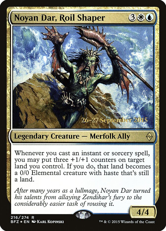Noyan Dar, Roil Shaper card front