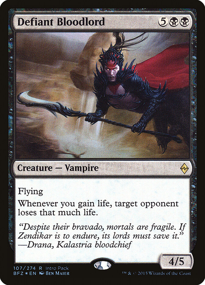 Defiant Bloodlord card front