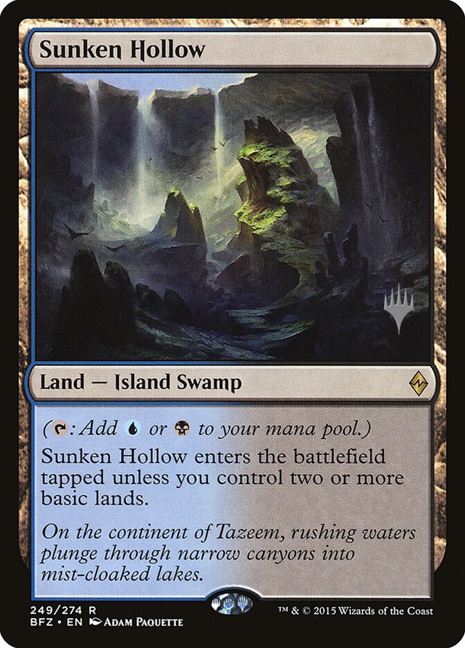 Sunken Hollow card front