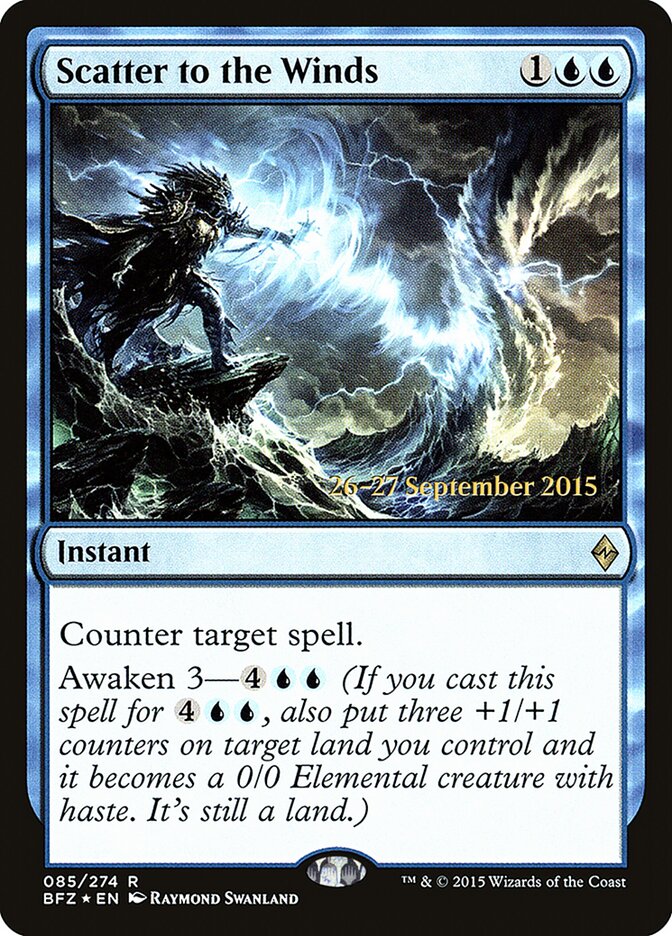 Scatter to the Winds card front