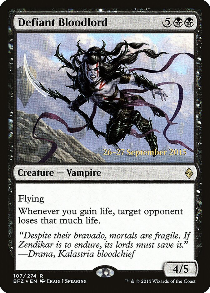 Defiant Bloodlord card front