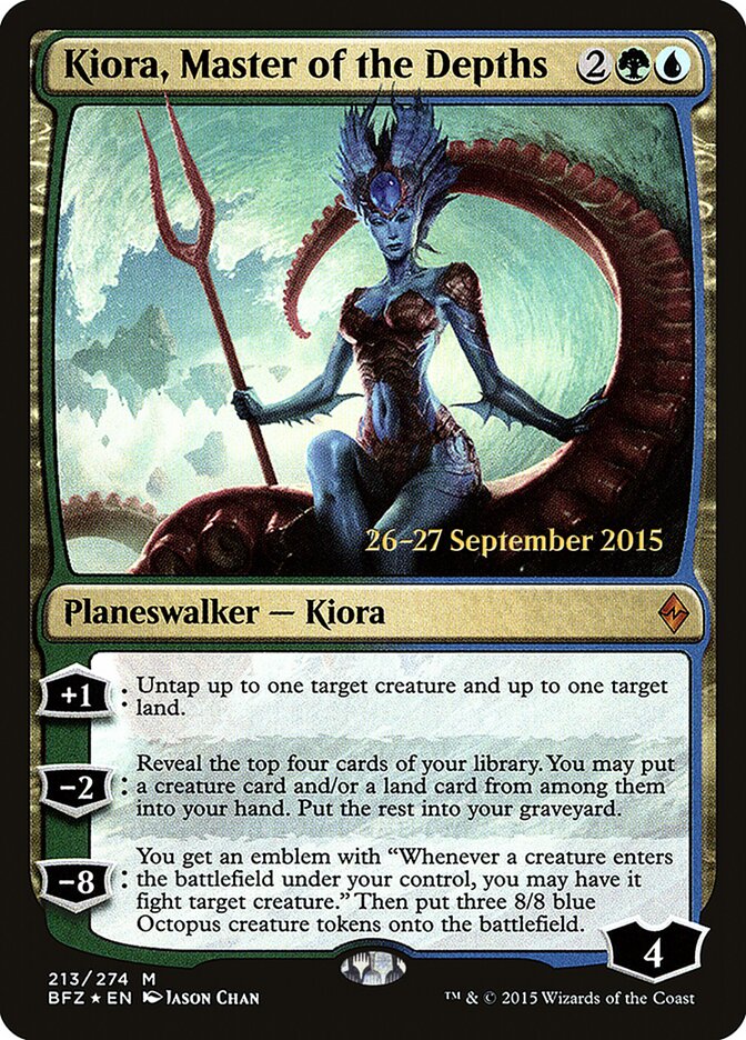Kiora, Master of the Depths card front