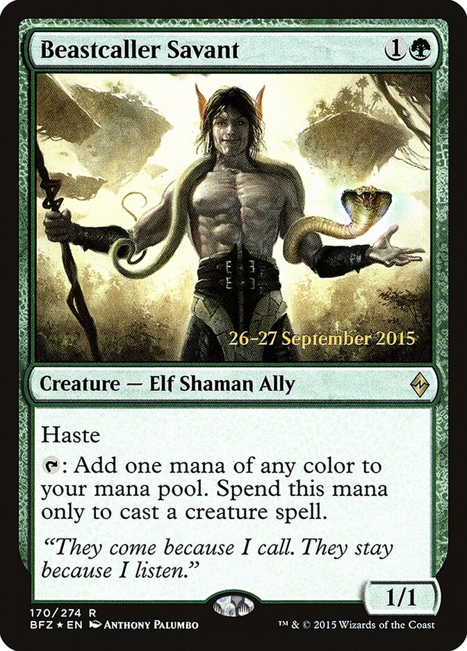 Beastcaller Savant card front