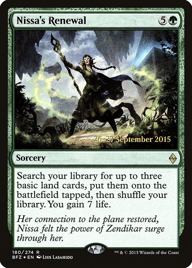 Nissa's Renewal card front