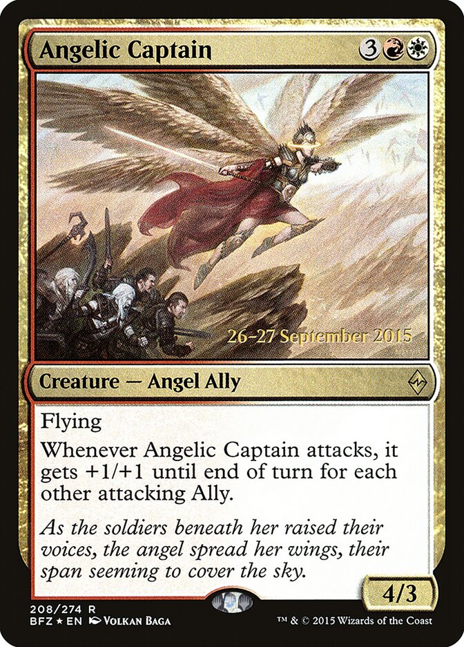 Angelic Captain card front