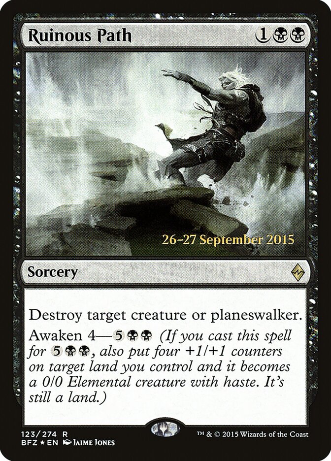 Ruinous Path card front
