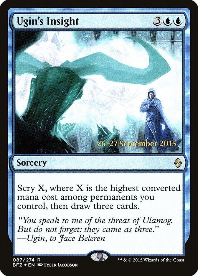 Ugin's Insight card front