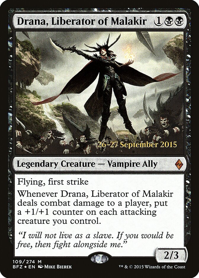 Drana, Liberator of Malakir card front