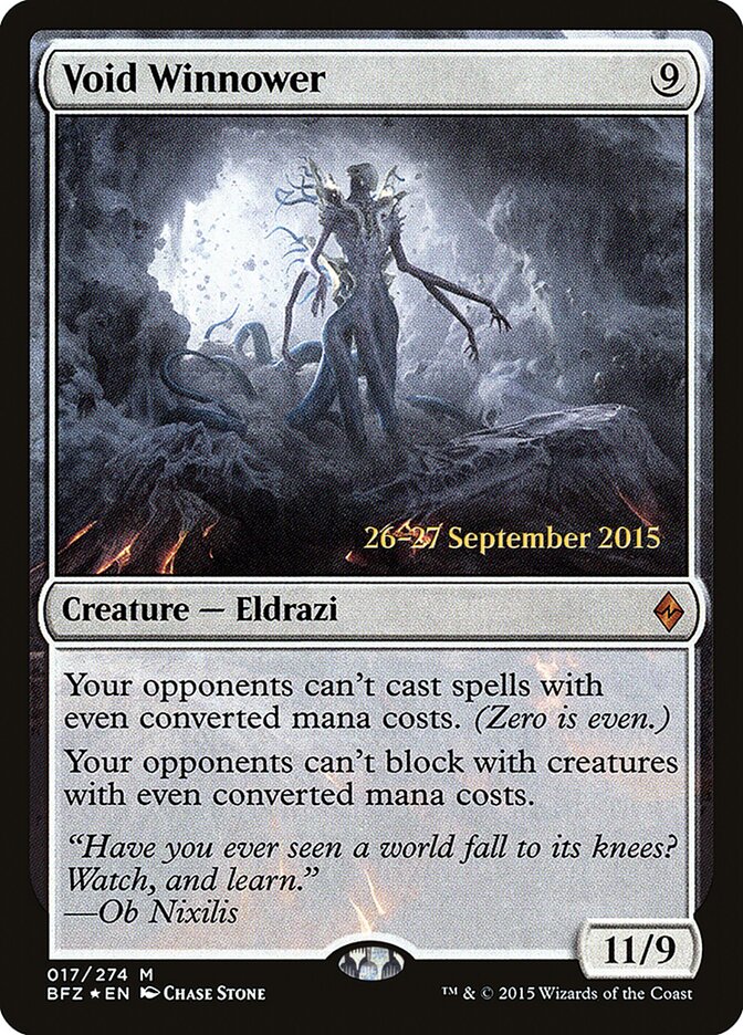 Void Winnower card front