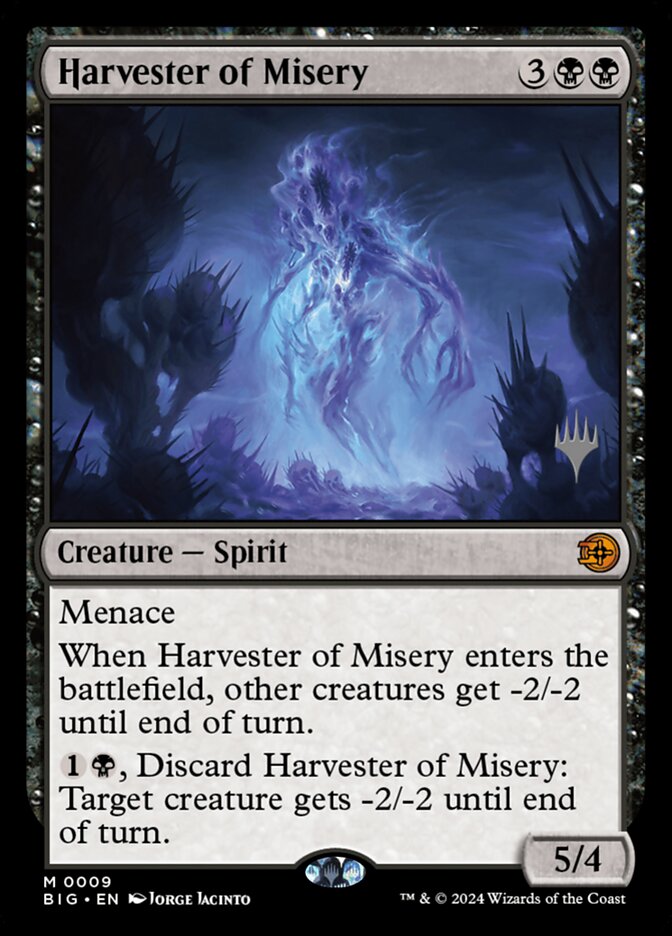 Harvester of Misery card front