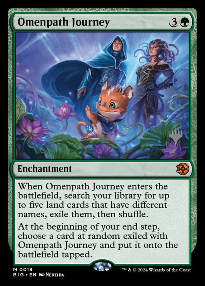 Omenpath Journey card front