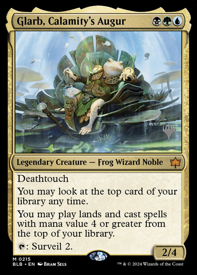 Glarb, Calamity's Augur card front