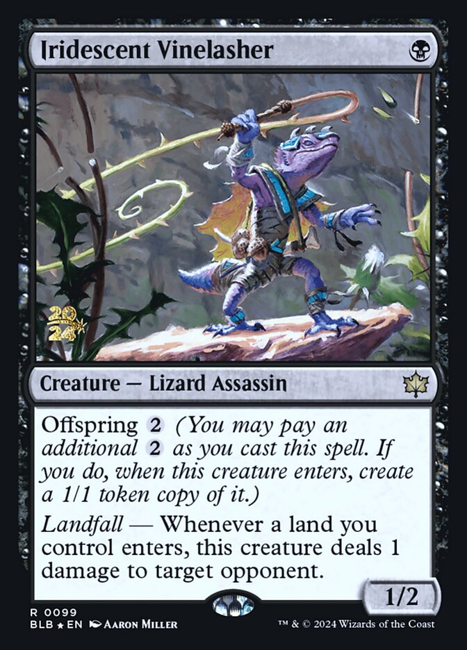 Iridescent Vinelasher card front