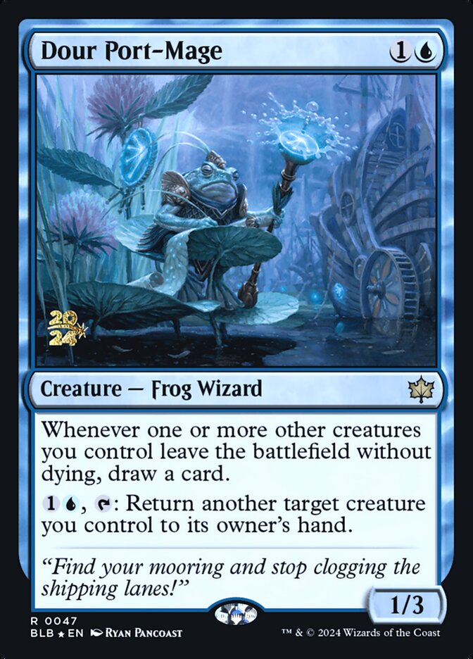 Dour Port-Mage card front