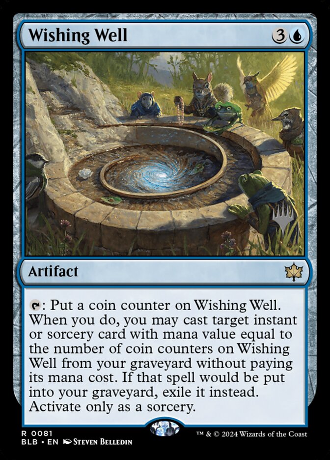 Wishing Well card front