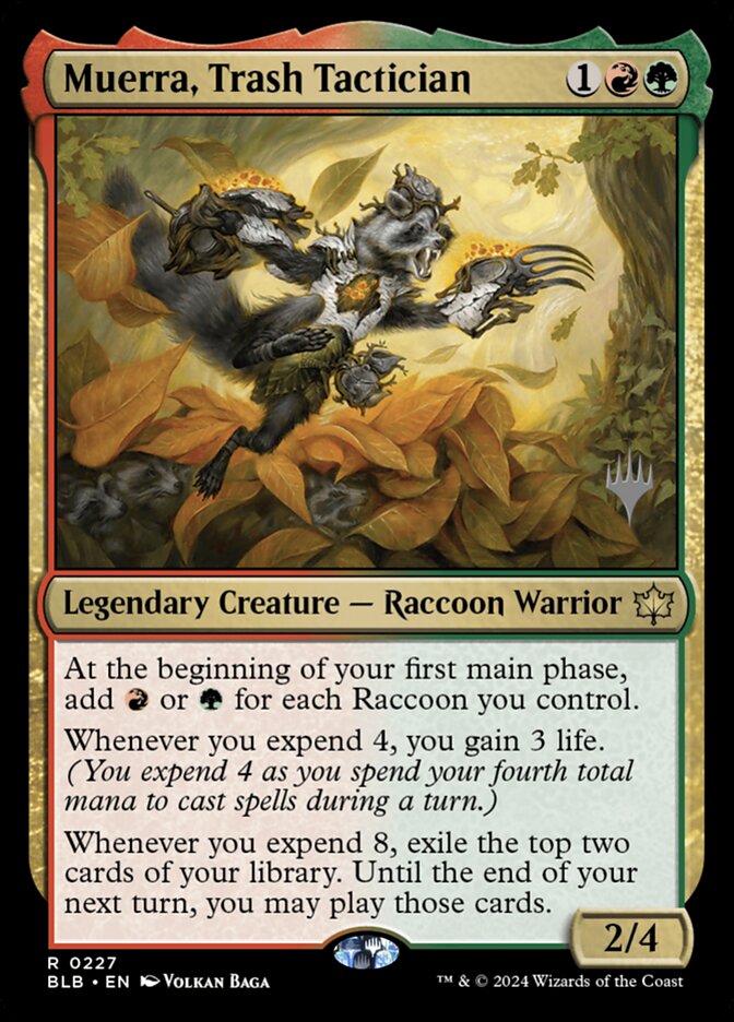 Muerra, Trash Tactician card front