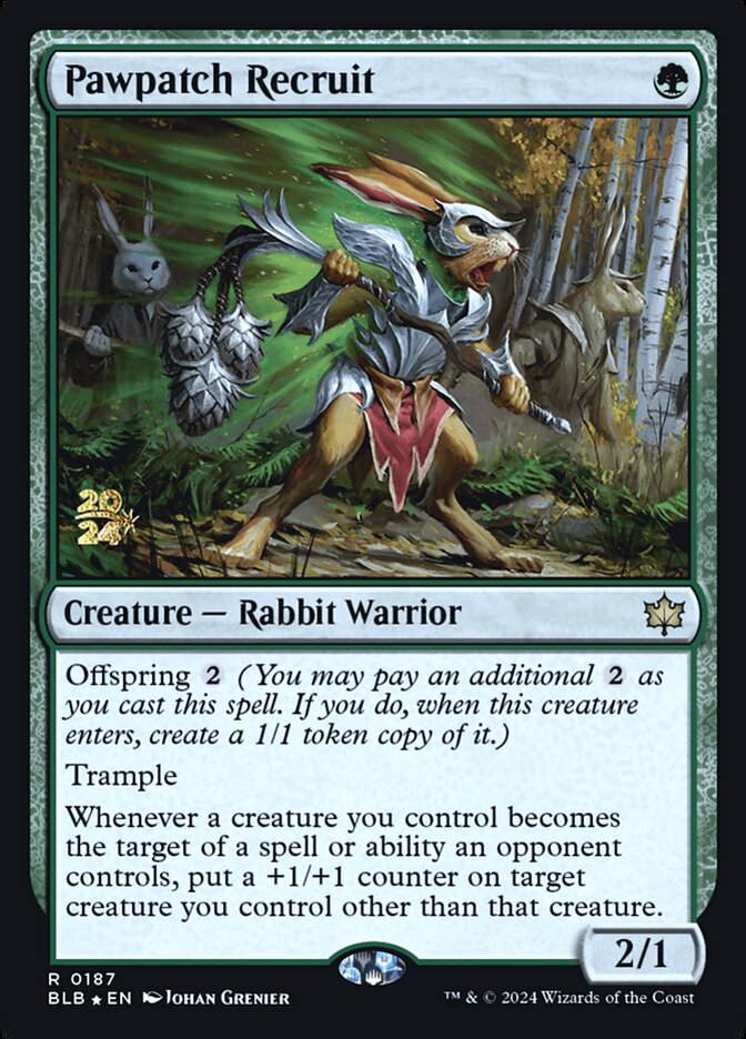 Pawpatch Recruit card front