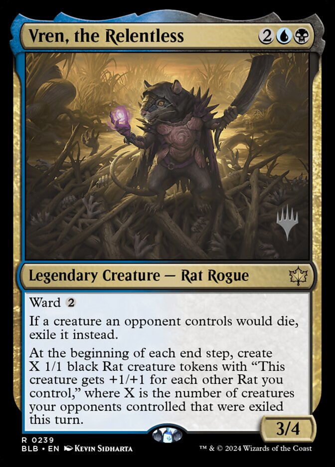 Vren, the Relentless card front
