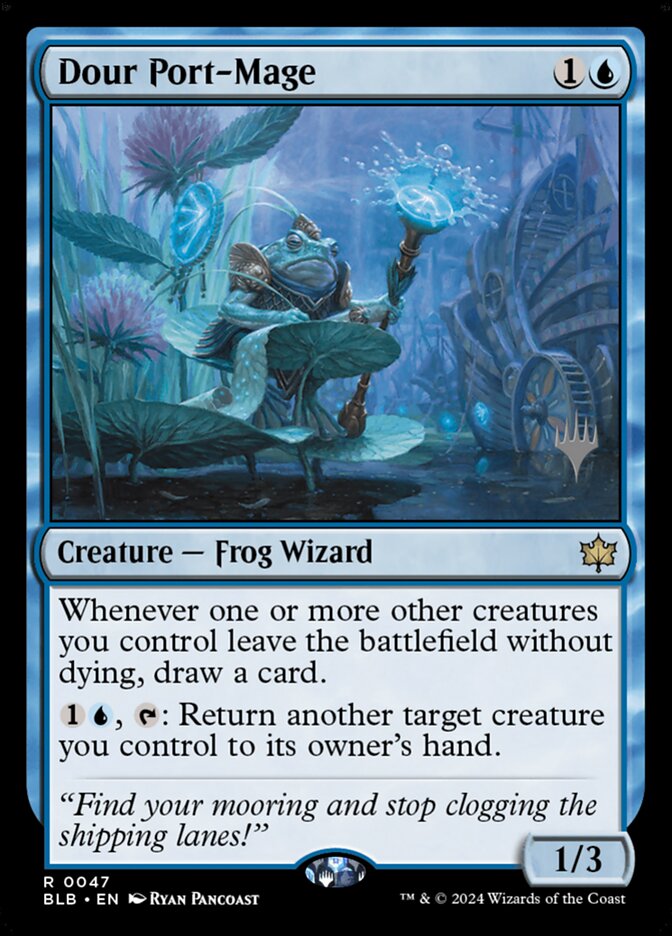 Dour Port-Mage card front