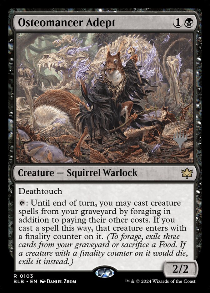 Osteomancer Adept card front