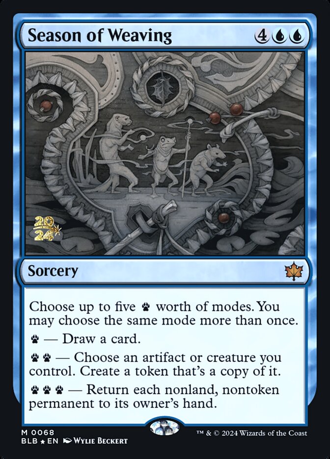 Season of Weaving card front