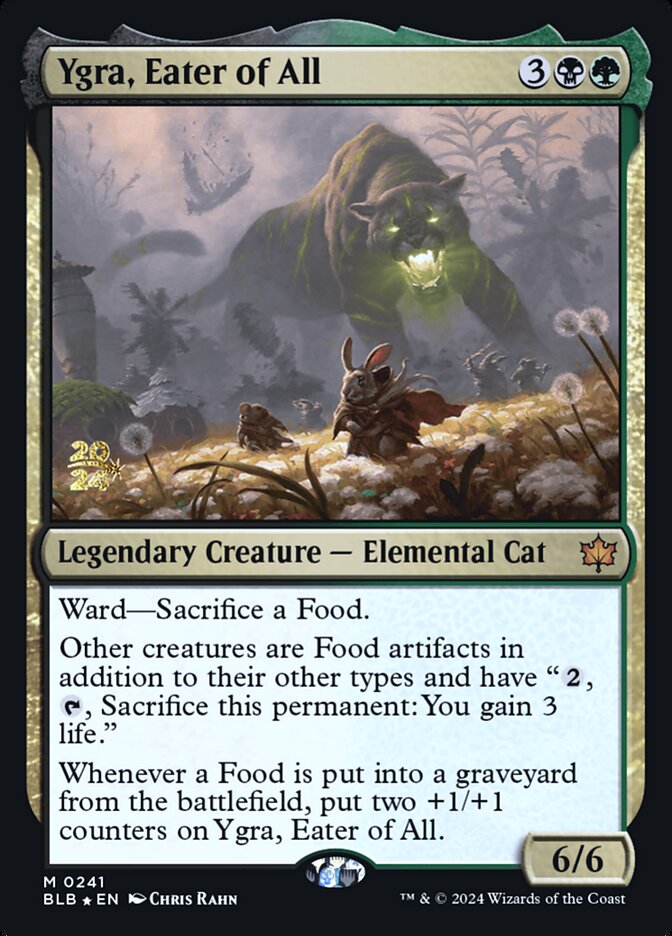 Ygra, Eater of All card front