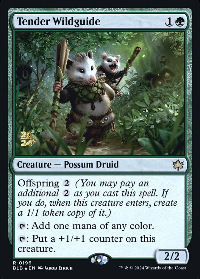 Tender Wildguide card front