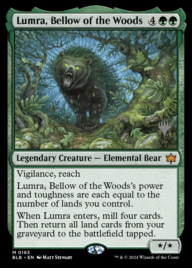 Lumra, Bellow of the Woods card front