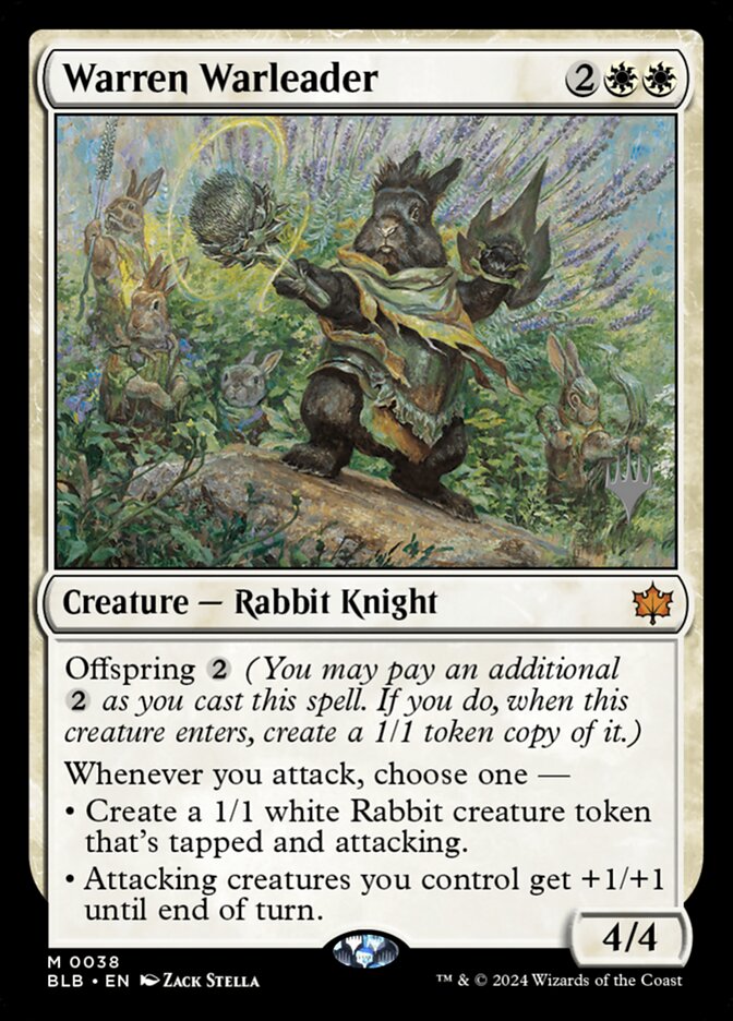 Warren Warleader card front