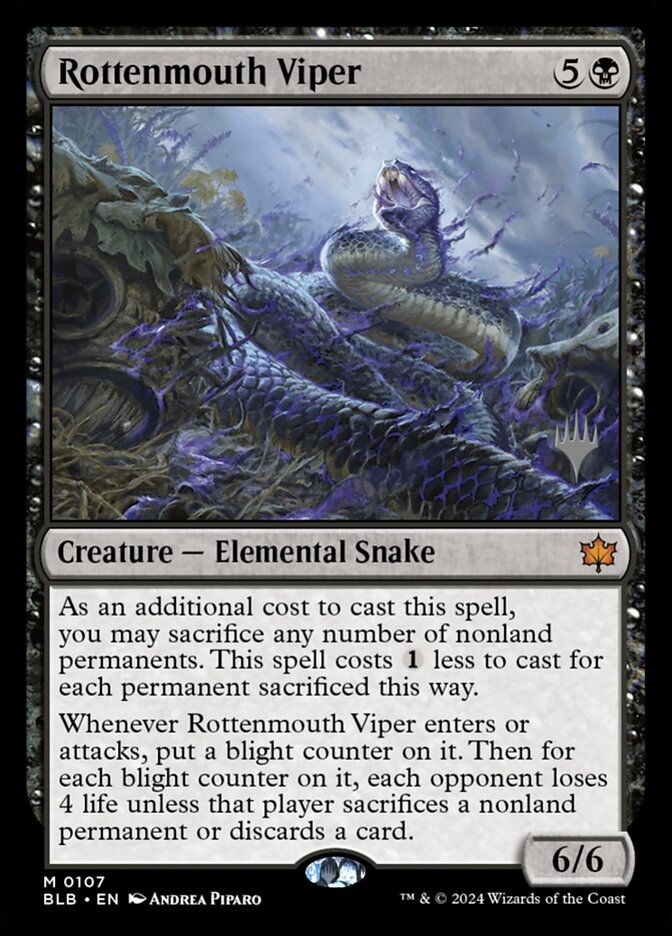Rottenmouth Viper card front