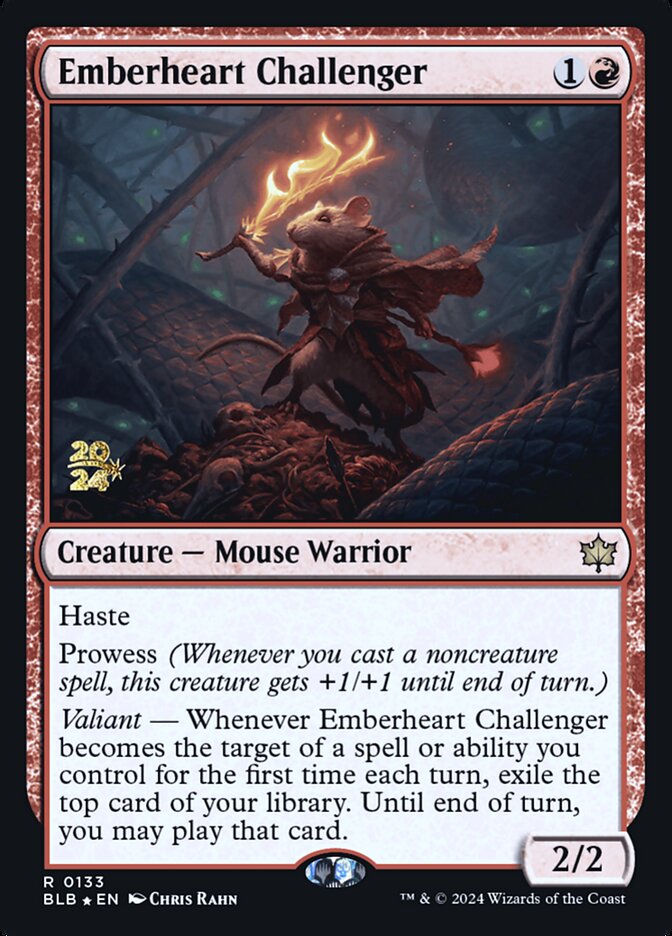 Emberheart Challenger card front
