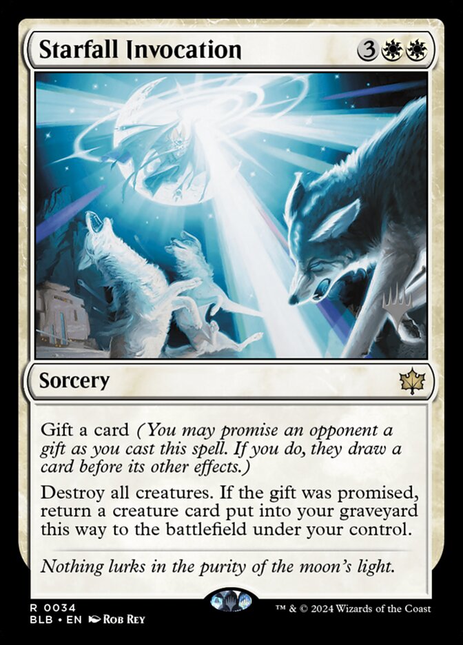 Starfall Invocation card front