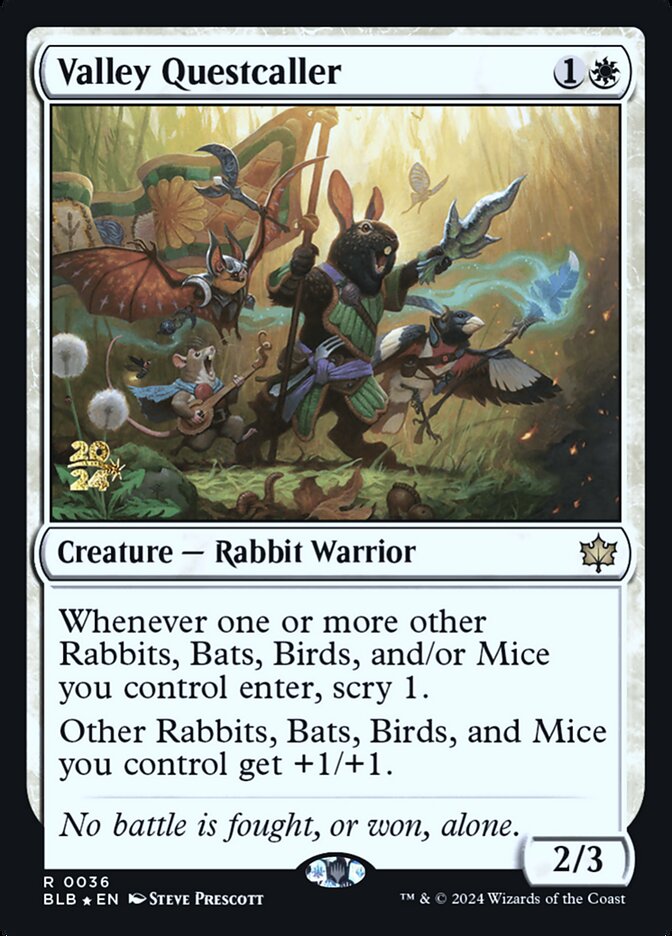 Valley Questcaller card front