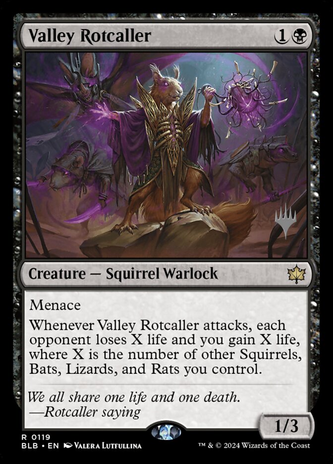 Valley Rotcaller card front